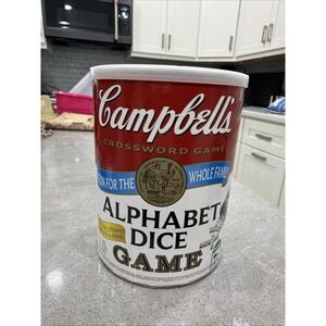 Campbell's Crossword Alphabet Dice Game By TDC Games - Soup Can